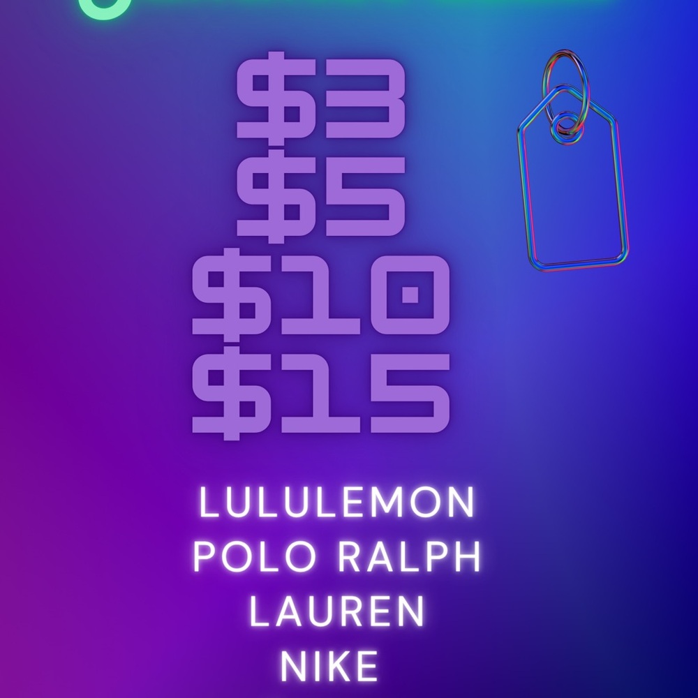 Unlisted activewear not lululemon items